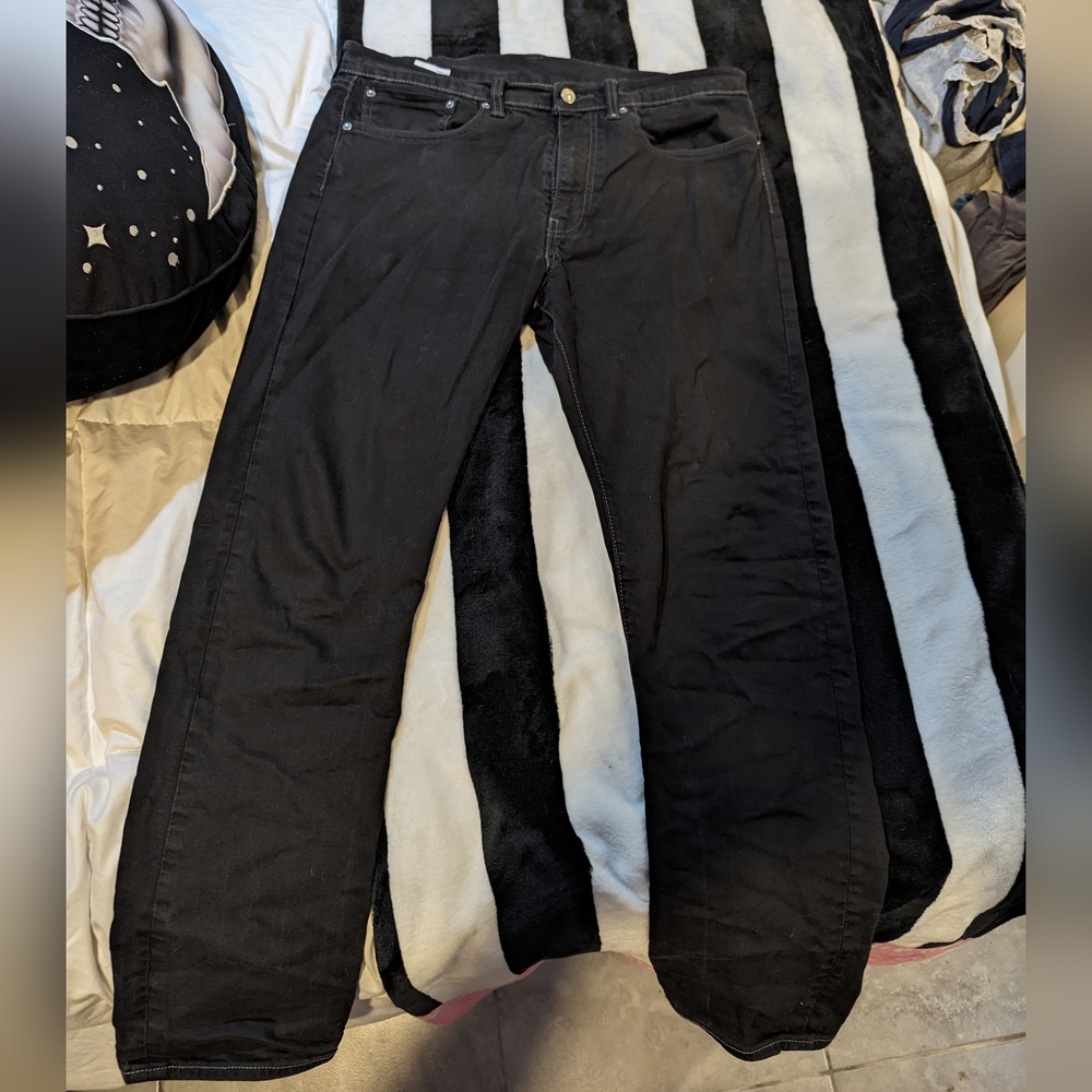 Levi 522 vintage black jeans size 34*32
